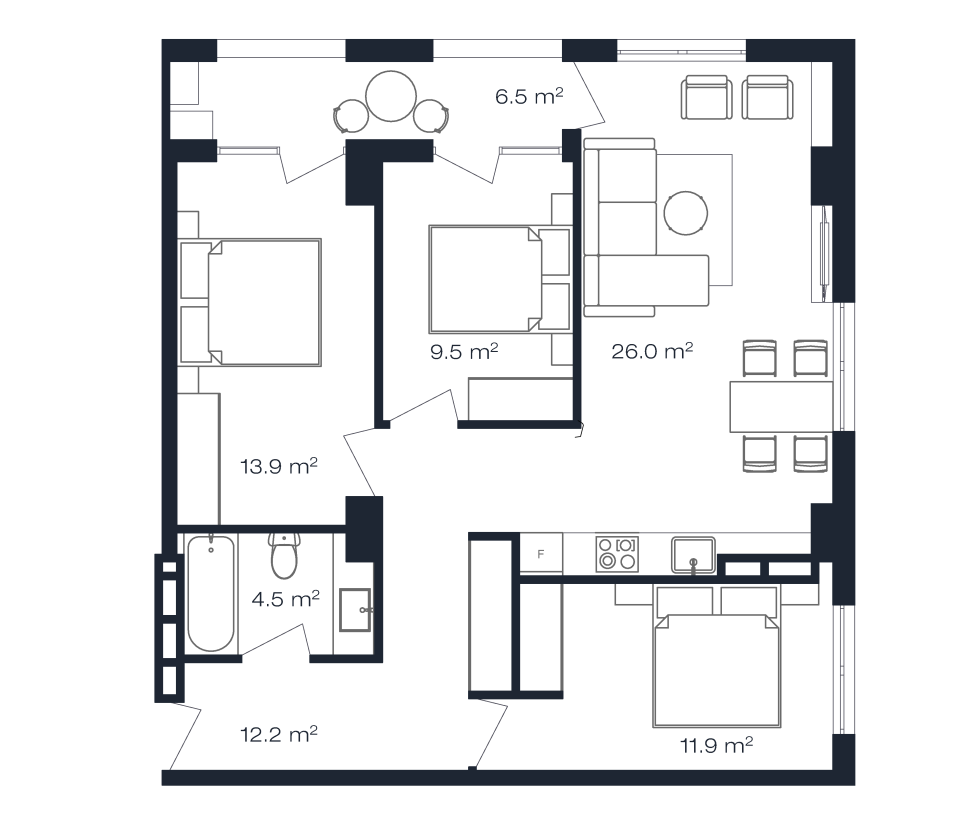 Apartment 105